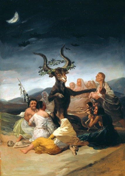 «Шабаш ведьм в стране басков» - Франсиско Гойя; 1797-1798